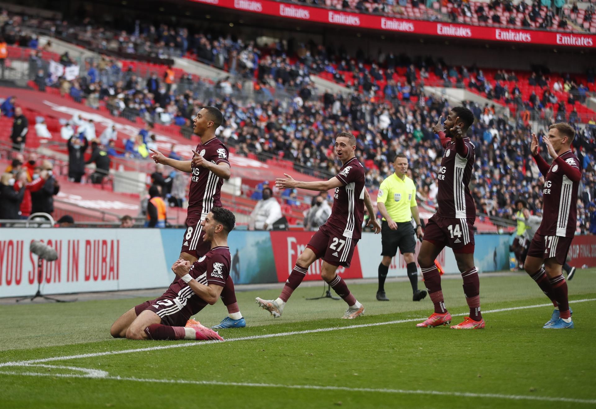 El grito de gol volvió a rugir en las gradas de Wembley en triunfo de Leicester sobre Chelsea en la final de la FA Cup