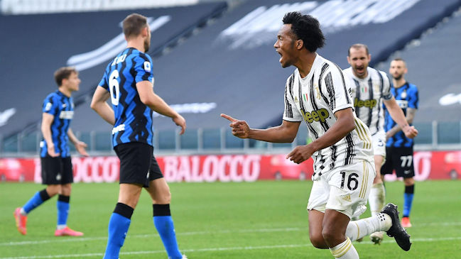 Juan Cuadrado lideró con un doblete el vibrante triunfo de Juventus sobre Inter de Milán