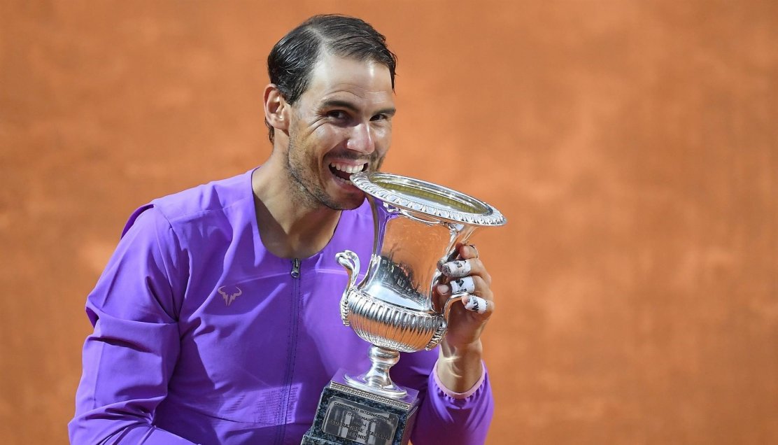Rafael Nadal conquistó Roma e igualó récord de Novak Djokovic con 36 títulos Masters 1.000