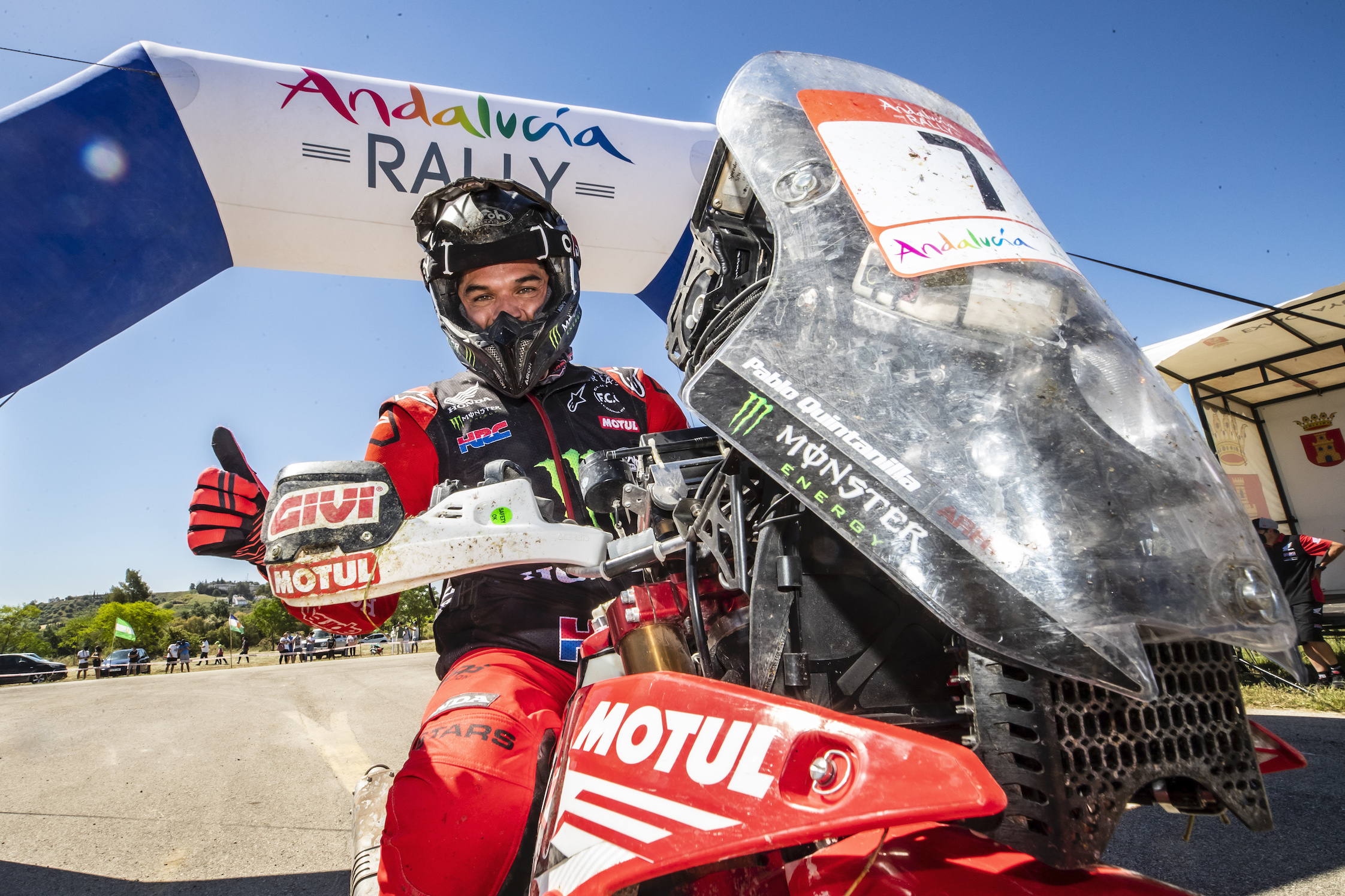 Pablo Quintanilla ganó la quinta etapa y finalizó tercero en el Rally de Andalucía