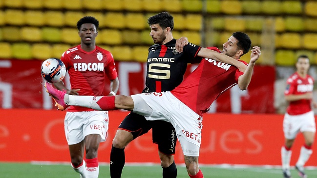 Mónaco de Guillermo Maripán superó a Rennes y sigue en la pelea por el cupo a Champions