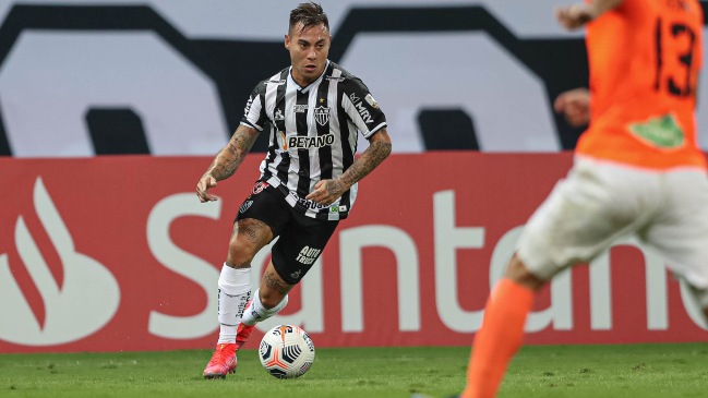 Atlético Mineiro goleó a La Guaira con Eduardo Vargas en cancha en el cierre del Grupo H