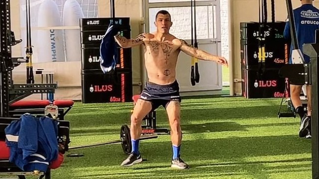 Gary Medel mostró su alegría en la selección chilena y se lució con un llamativo baile