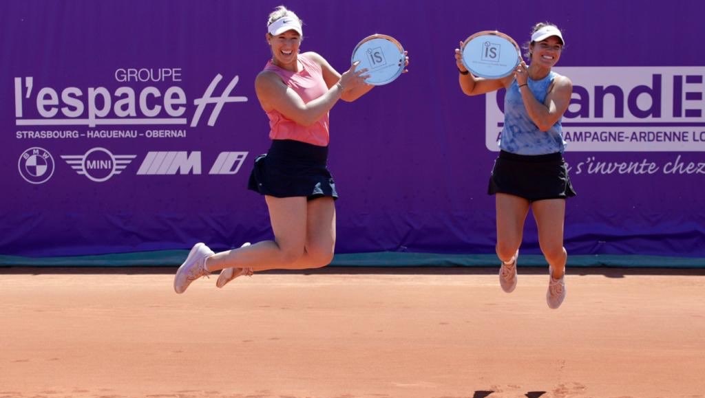 ¡Otra vez campeona! Alexa Guarachi se coronó en dobles en el WTA de Estrasburgo