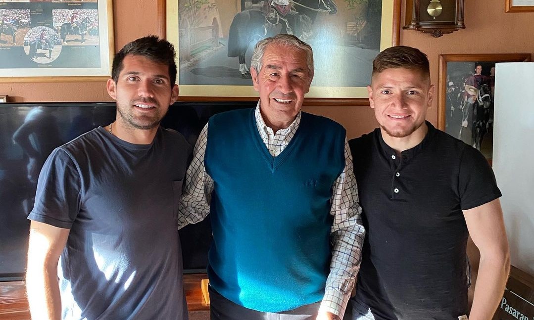 Leonardo Gil y César Fuentes compartieron con multicampeón de rodeo