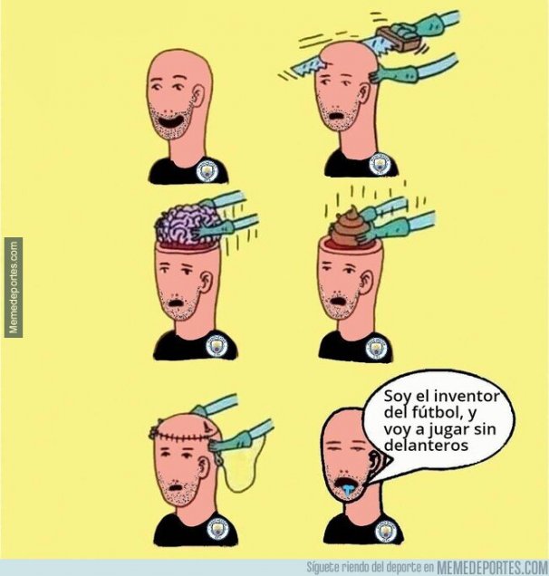 Los memes no tuvieron piedad con Guardiola  tras perder ante Chelsea la final de Champions