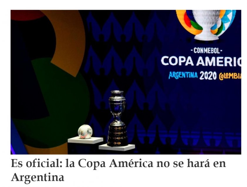 “Bombazo”: La reacción de la prensa argentina tras la suspensión de la Copa América en su país