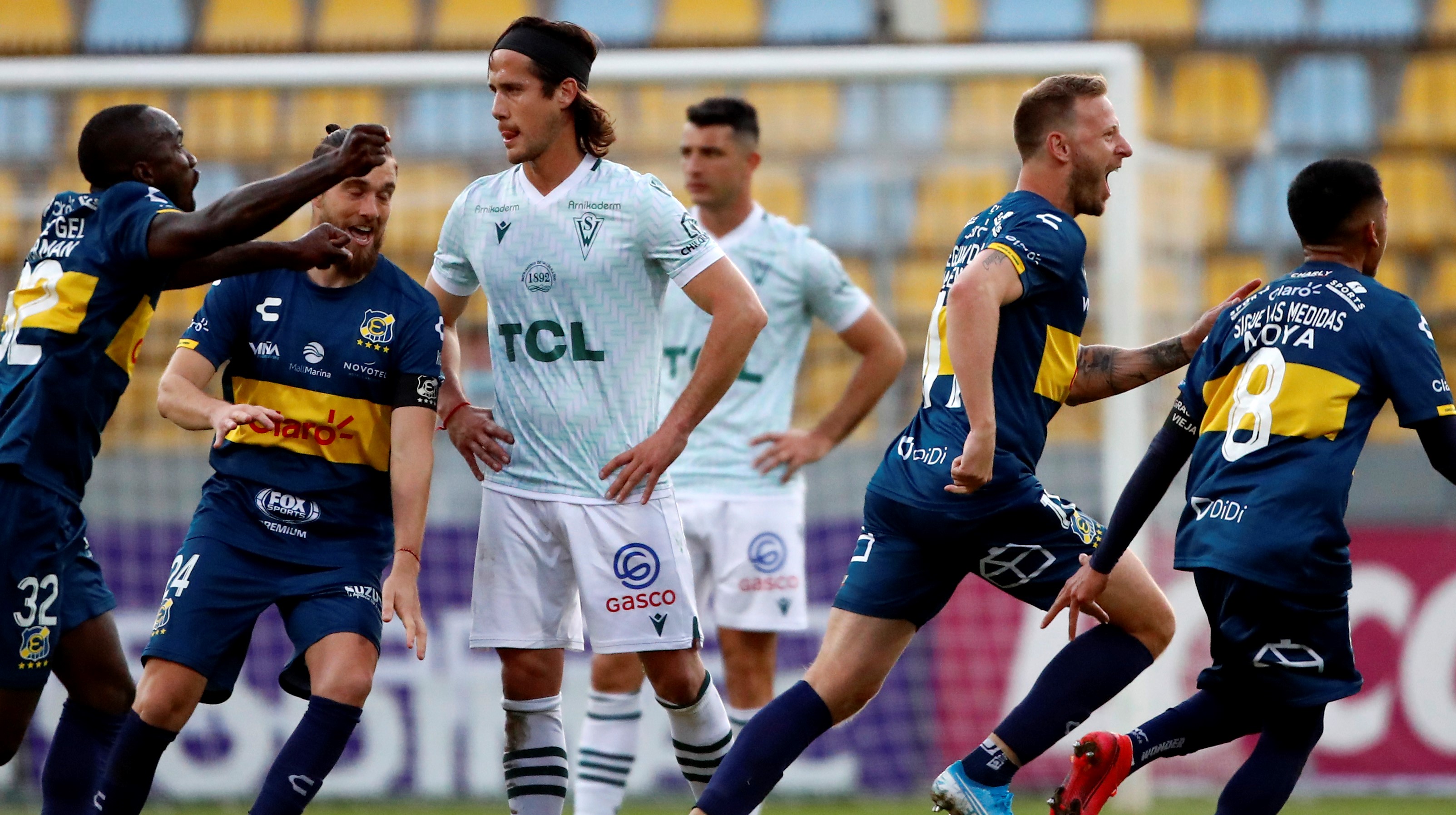 Revive la victoria de Everton ante Santiago Wanderers en el clásico porteño