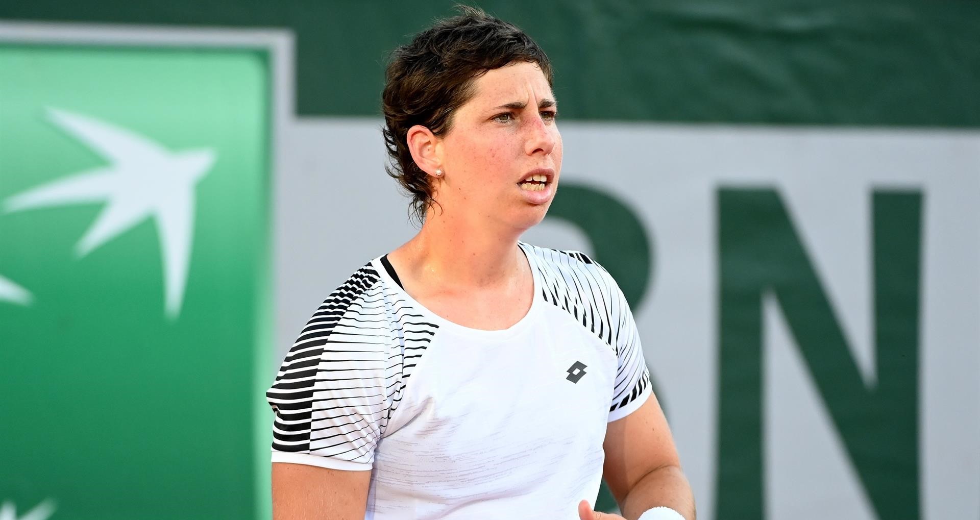 Carla Suárez cayó con honor en Roland Garros en su vuelta al circuito tras superar un cáncer