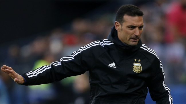 Lionel Scaloni: La baja de Vidal la tomamos como algo que pasa en la mayoría de lugares