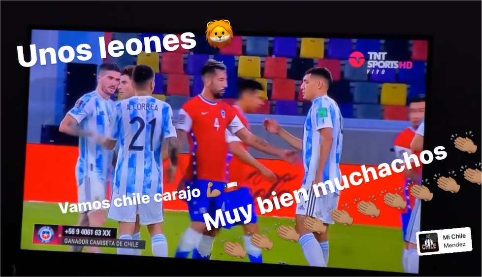 “Unos leones”: Arturo Vidal celebró el empate de la Roja con Argentina