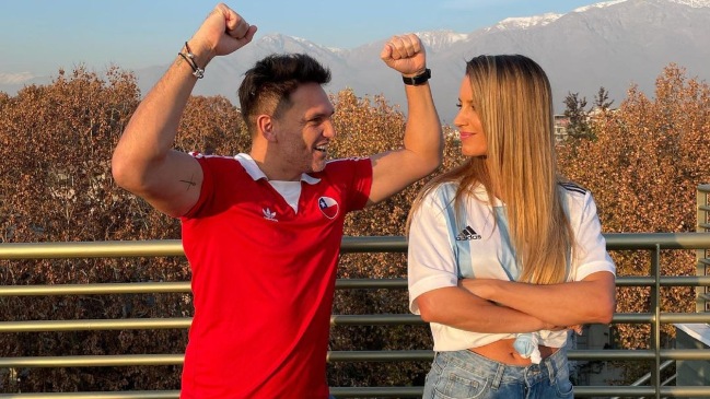 Rafael Olarra y Lucila Vit tras ver el Argentina-Chile: Somos muy apasionados