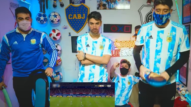 Los Displicentes pasaron un mal rato con el empate de la Roja y Argentina