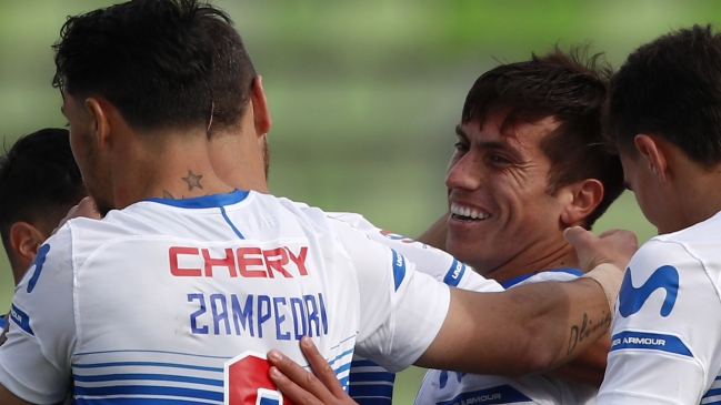 Juan Cornejo sorprendió a Mauricio Viana y anotó el gol del triunfo de la UC sobre S. Wanderers