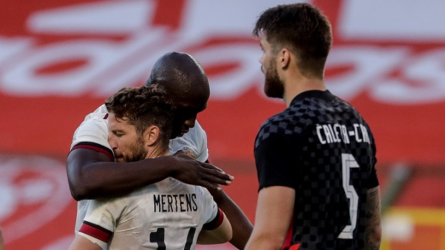 Romelu Lukaku anotó y le dio el triunfo a Bélgica sobre Croacia en amistoso