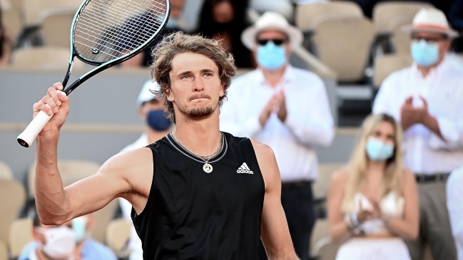 Alexander Zverev acabó con Davidovich y avanzó a semifinales en Roland Garros