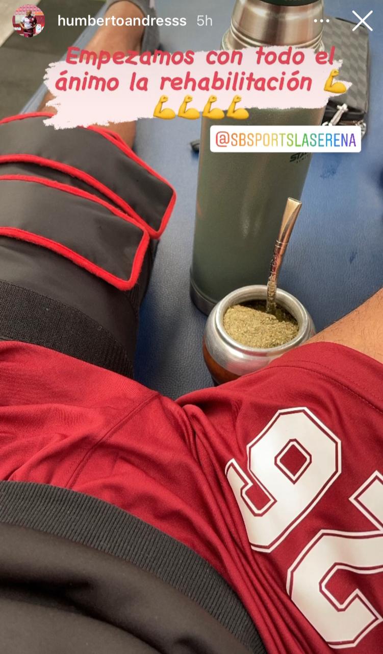 Humberto Suazo empezó su rehabilitación tras salir lesionado ante Colo Colo