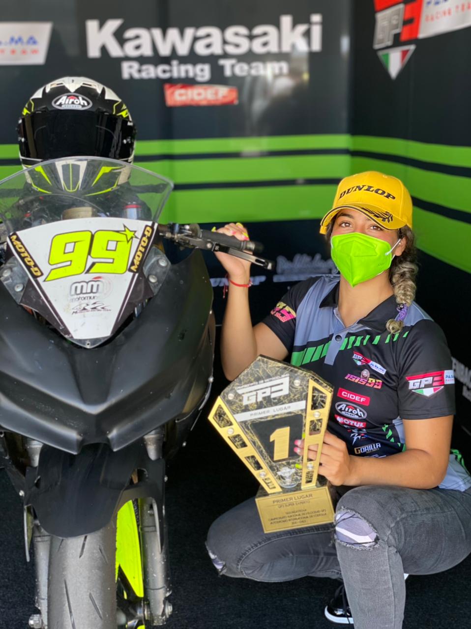 Isis Carreño será la primera latinoamericana en participar en el Campeonato del Mundo FIM Supersport 300