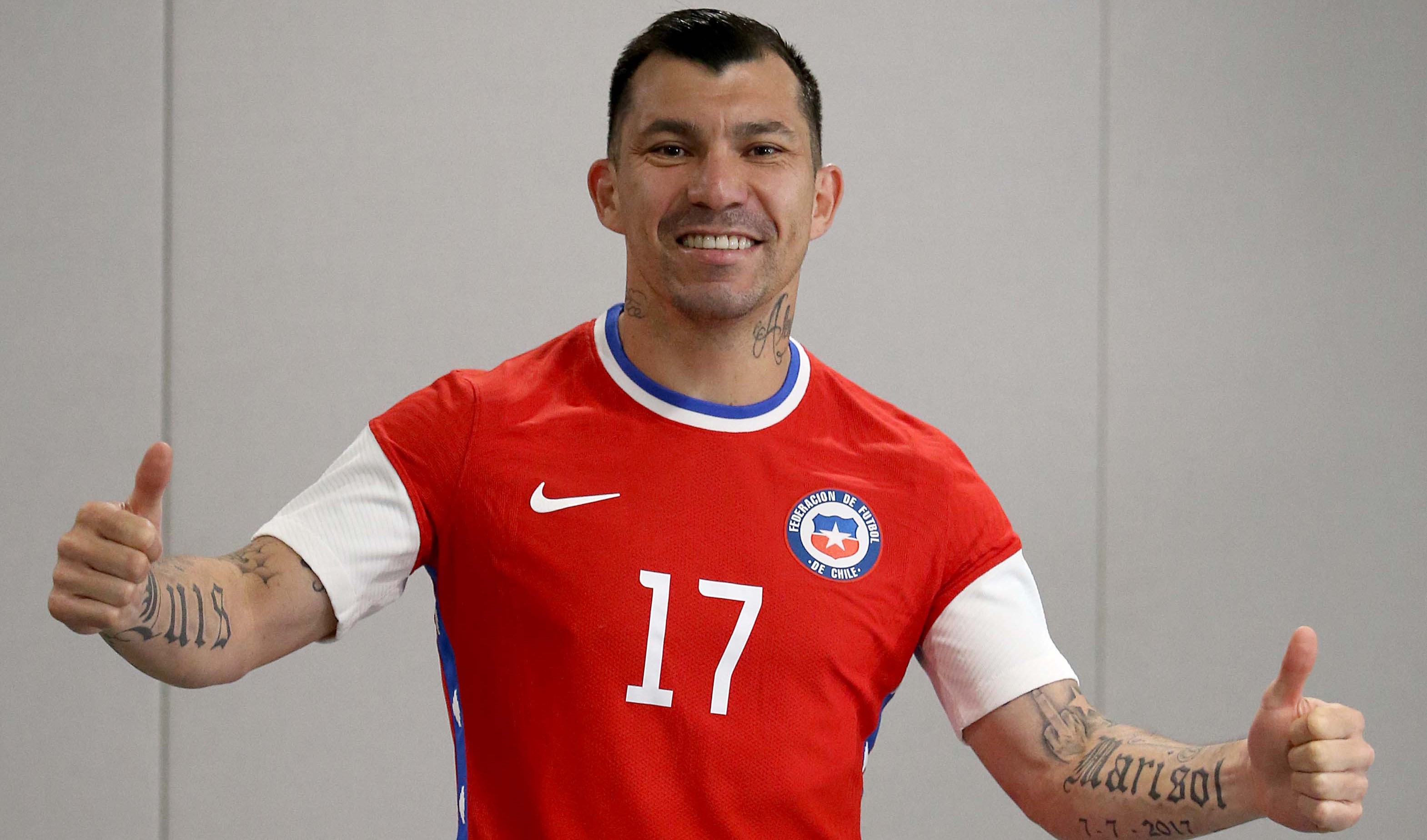 Así fue la sesión de fotos de la selección chilena para la Copa América 2021