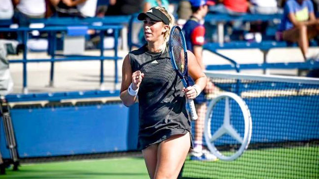 Alexa Guarachi se instaló en cuartos de final del dobles en el WTA 500 de Berlín