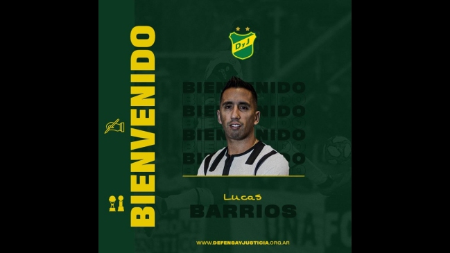 Lucas Barrios fichó en Defensa y Justicia
