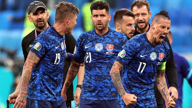 Los goles del triunfo de Eslovaquia ante Polonia en la Eurocopa