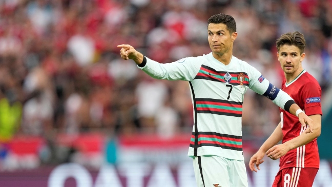 Cristiano Ronaldo anotó un doblete en el triunfo de Portugal ante Hungría