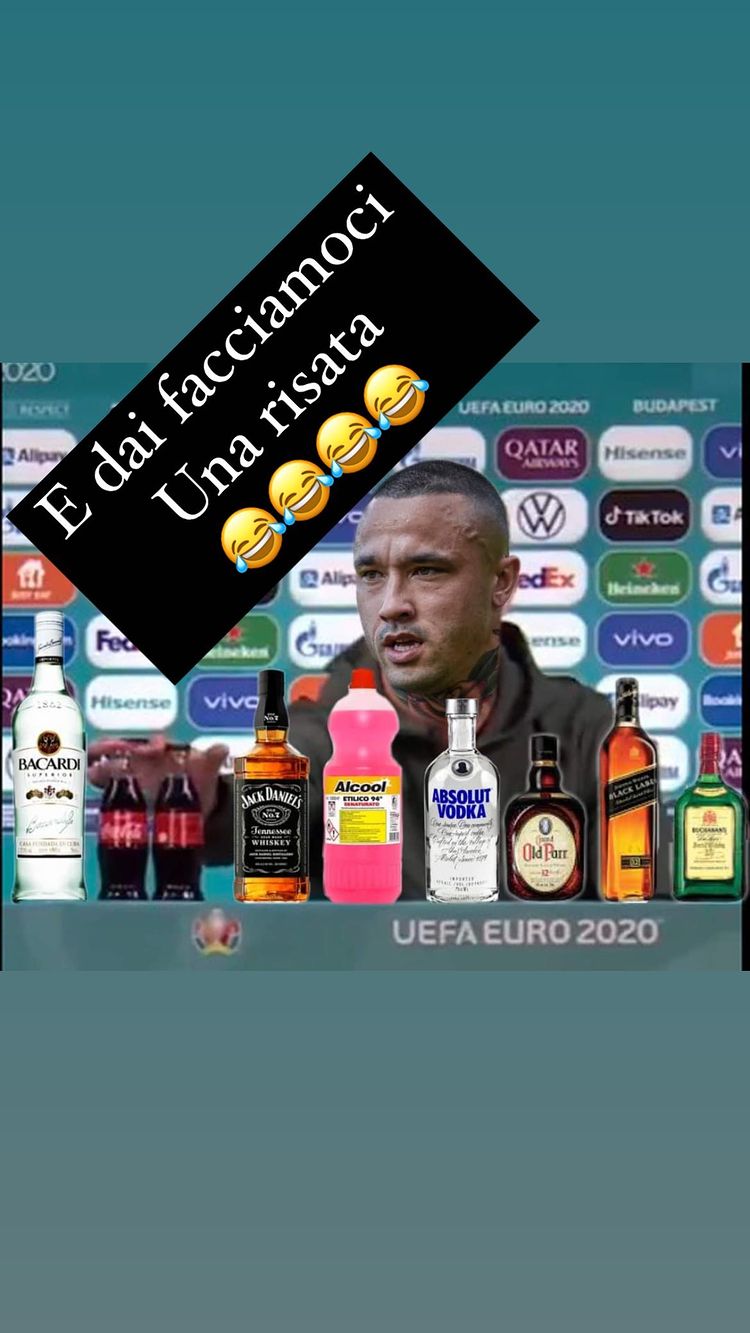 Radja Nainggolan bromeó con gestos de Cristiano y Pogba en la Eurocopa