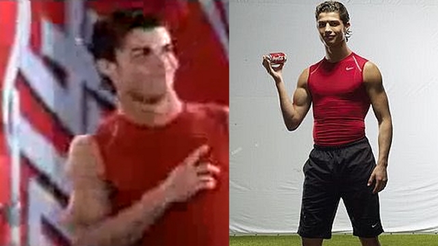 Recuerdan cuando Cristiano Ronaldo protagonizó un comercial de Coca-Cola