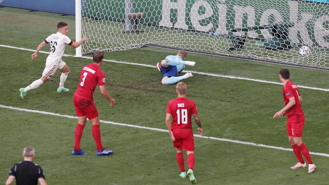 Bélgica logró sólida remontada sobre Dinamarca y se acercó a los octavos de la Eurocopa