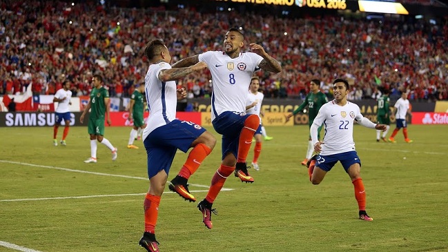 En la agonía: La Roja batió a Bolivia en su camino al título en la Copa América Centenario