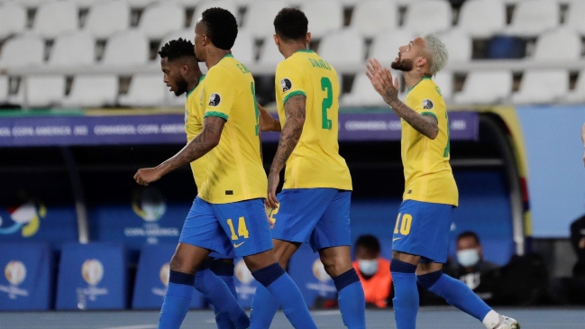 Revive los goles del contundente triunfo de Brasil sobre Perú en Copa América