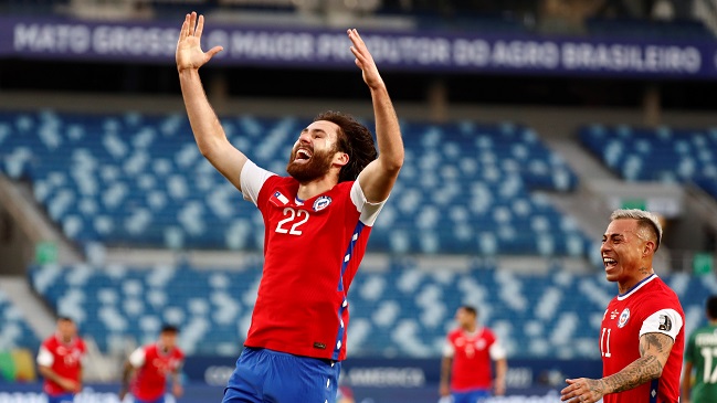 Ben Brereton marcó en su debut como titular y puso en ventaja a la Roja sobre Bolivia