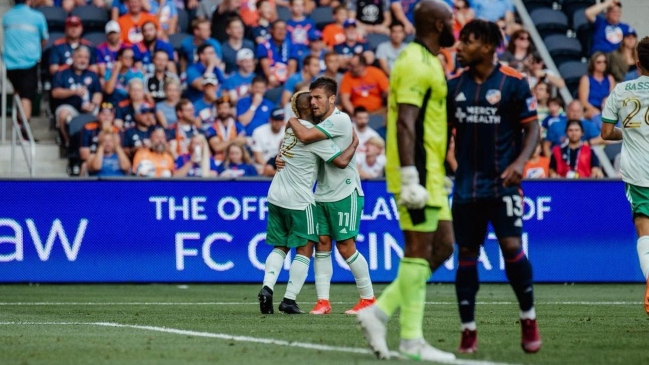 Diego Rubio anotó en importante victoria de Colorado Rapids ante Cincinnati en la MLS