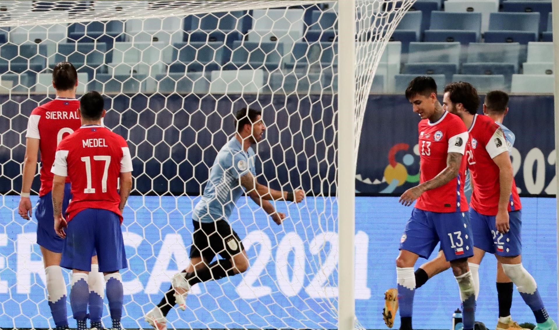 La Roja sufrió más de la cuenta en luchado empate con Uruguay en la Copa América