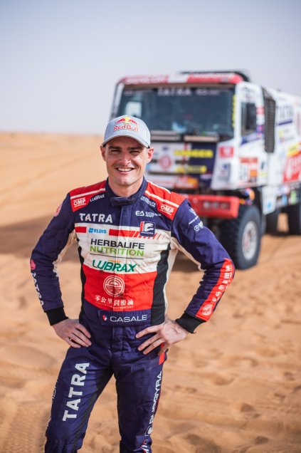 Ignacio Casale presentó su nuevo camión en Dubai