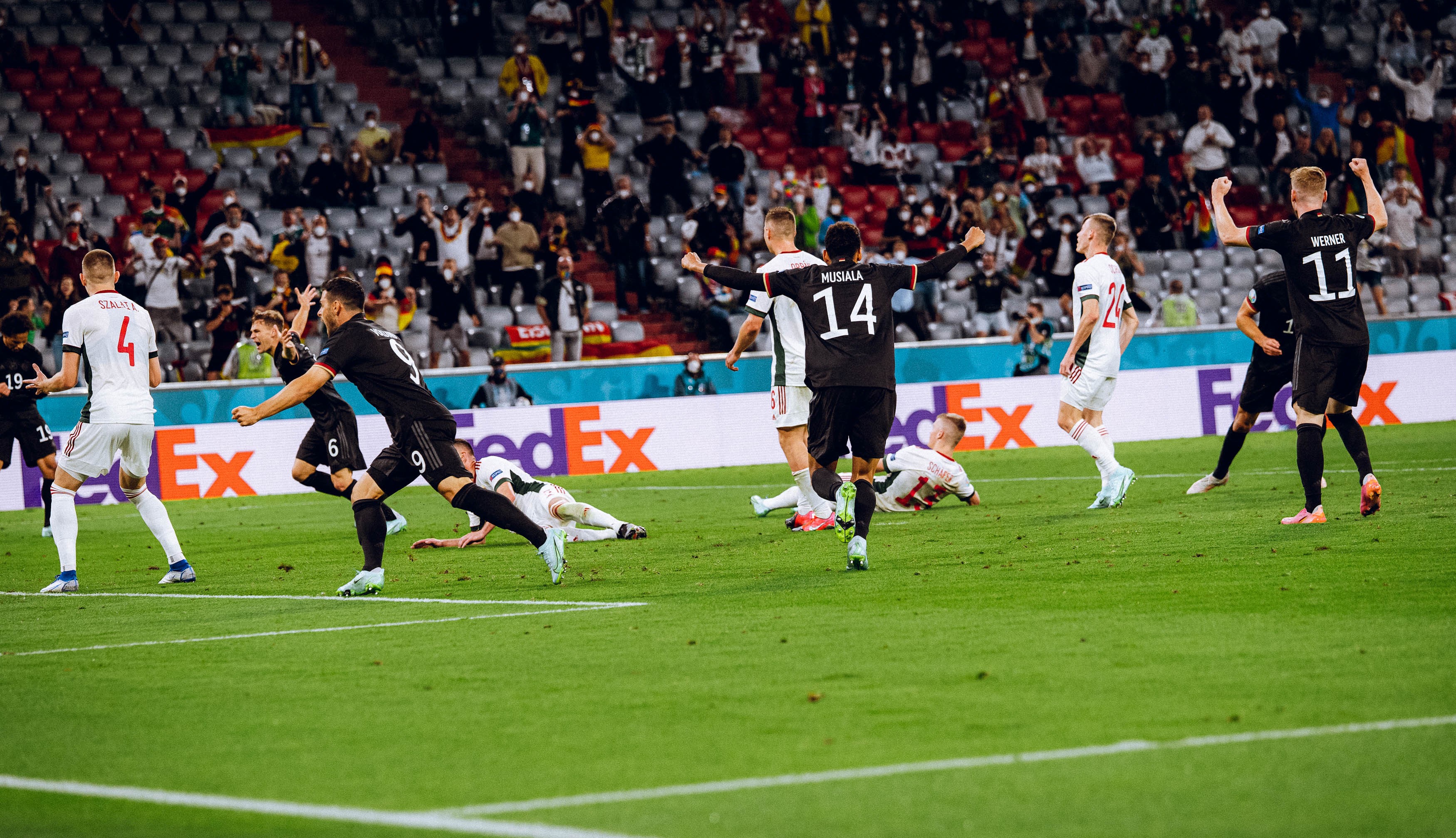 Alemania evitó el batacazo de Hungría y con sufrido empate clasificó a octavos en la Euro 2020