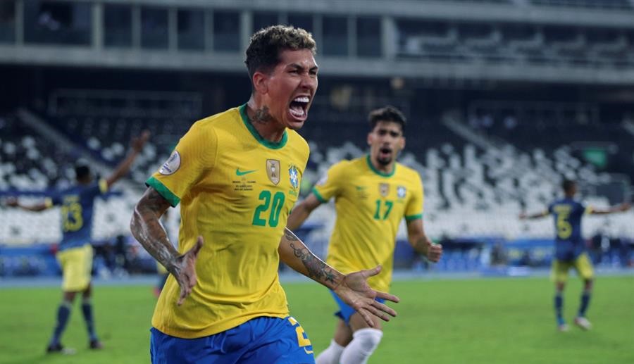 El polémico gol de Roberto Firmino que significó el empate de Brasil ante Colombia