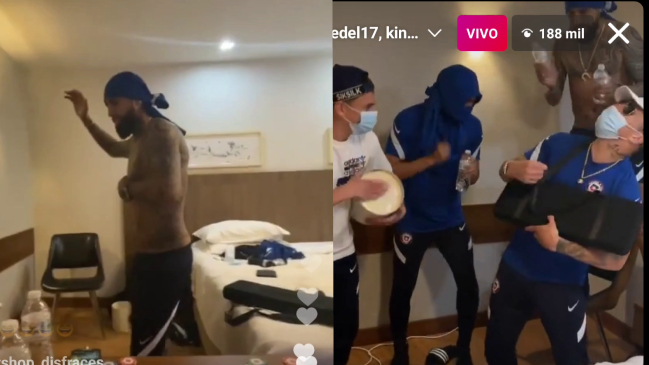 Reggaeton y risas: La “banda” de Medel la rompió con Live y prometió estar “como perros” ante Paraguay