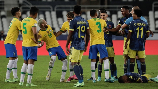 Para recordar: Los goles de la polémica victoria de Brasil ante Colombia en Copa América