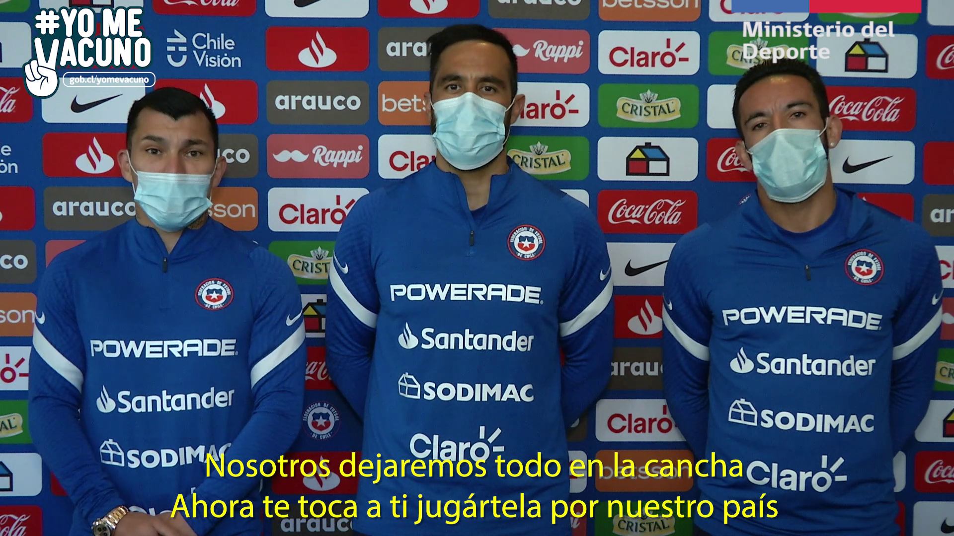 Bravo, Medel e Isla hicieron llamado a los jóvenes a vacunarse contra el Covid-19