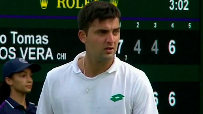 Tomás Barrios fue doblegado por la experiencia de Kevin Anderson y se despidió de Wimbledon