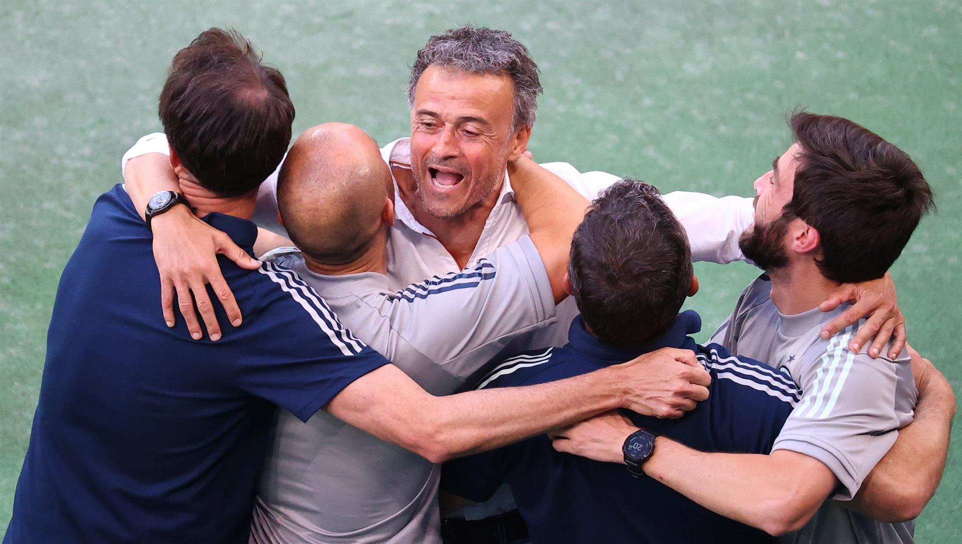 Luis Enrique alabó a Morata y defendió al portero Unai tras triunfazo sobre Croacia en la Euro