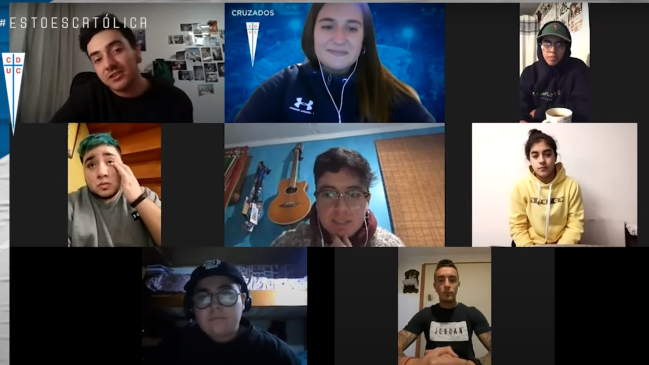 Jugadores de Universidad Católica compartieron con equipo de fútbol de personas trans