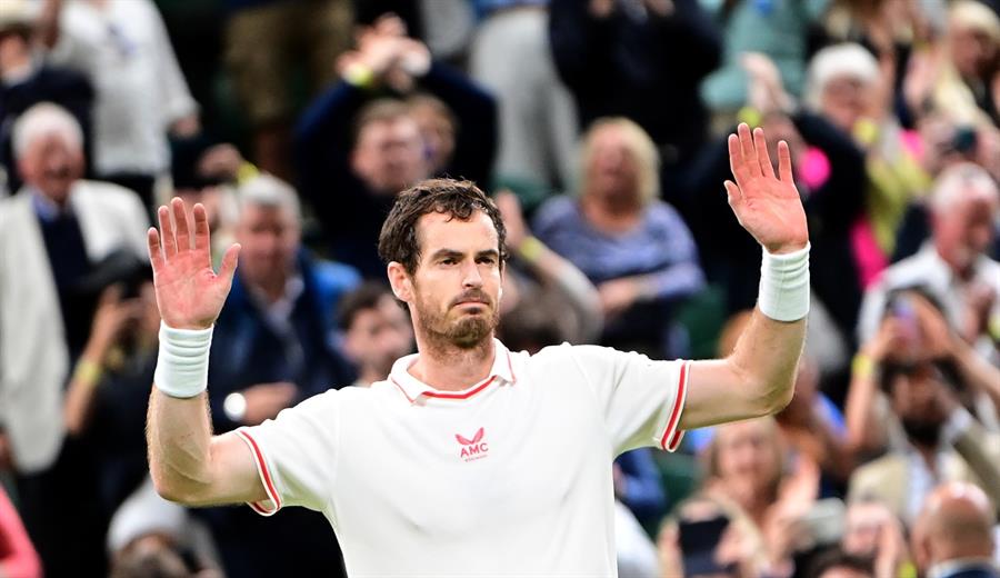Andy Murray batalló ante Oscar Otte y sumó su segundo triunfo en Wimbledon