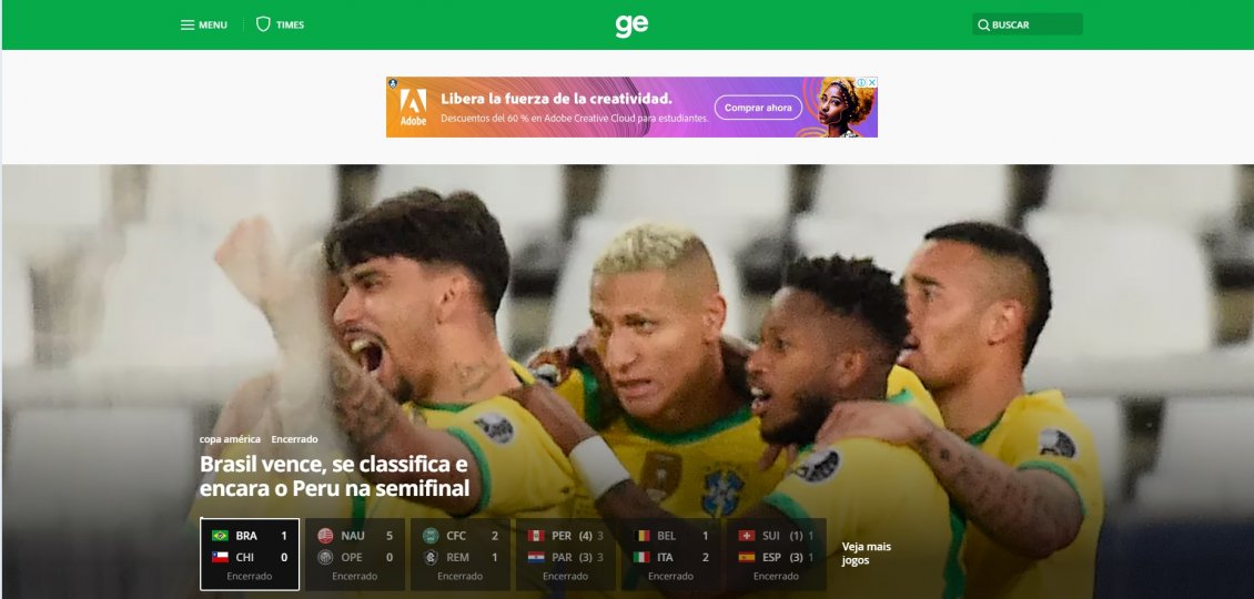 La mesurada reacción de la prensa brasileña tras la eliminación a la Roja en Copa América