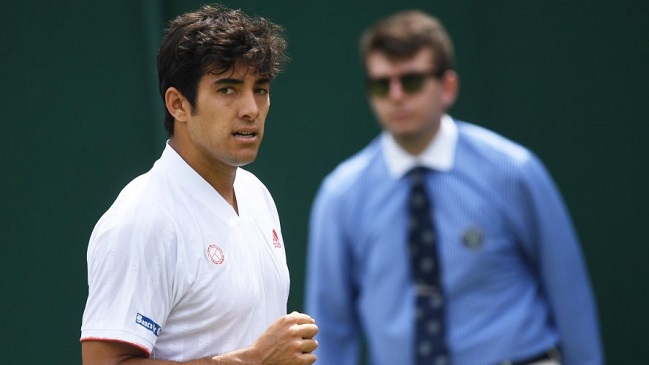 Cristian Garin choca ante Novak Djokovic en octavos de final de Wimbledon