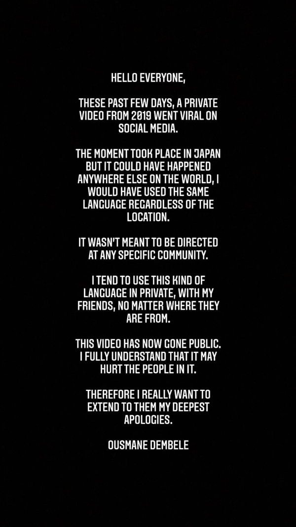 Se filtraron imágenes de Griezmann y Dembélé realizando burlas xenofóbicas a asiáticos