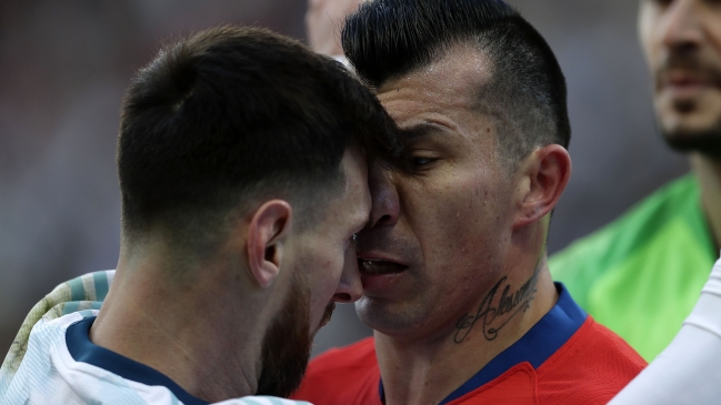Se cumplen dos años del encontrón de Gary Medel con Lionel Messi en la Copa América 2019
