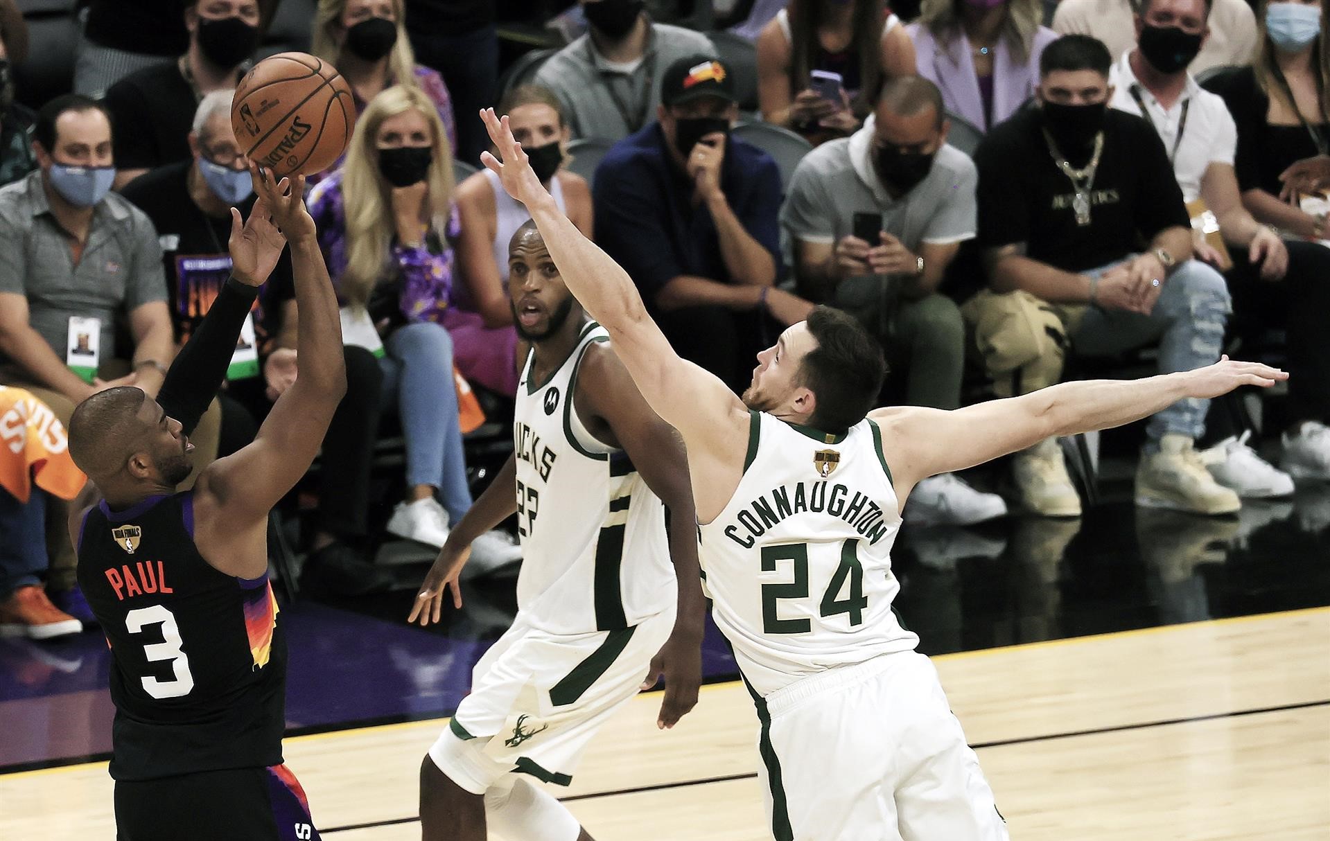 Phoenix Suns dio el primer golpe ante Milwaukee Bucks en las Finales de la NBA